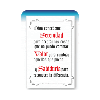 Oración de la serenidad